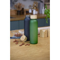 Cloody blauw  glazen fles 