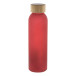 Cloody rood  glazen fles 