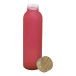 Cloody rood  glazen fles 