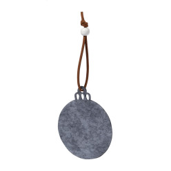 Yamra grijs  Kerst decoratie figuur 