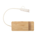 Mobaru natuurlijk  USB hub 