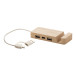 Mobaru natuurlijk  USB hub 