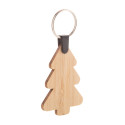 Fjerny natuurlijk  Kerst sleutelhanger, kerstboom 