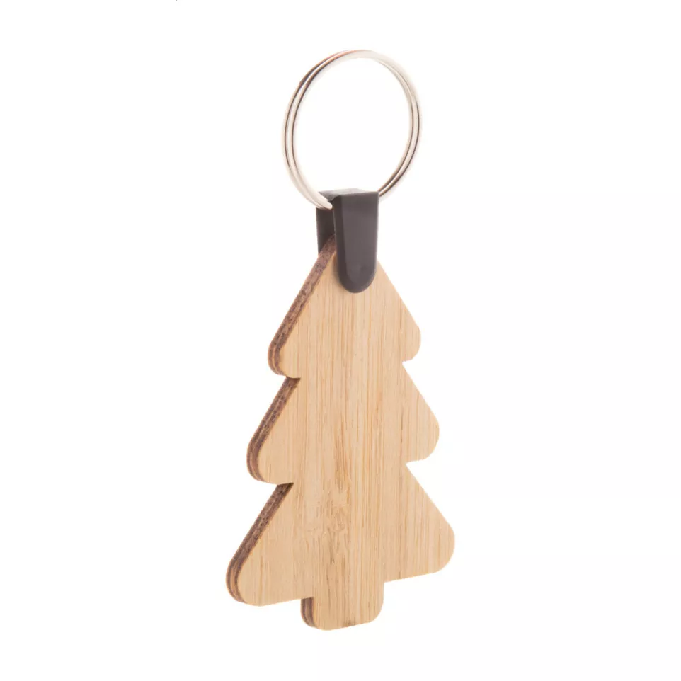 Fjerny natural  Christmas keyring,...