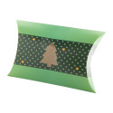 CreaBox Pillow Xmas M blanc  boite en forme de petit coussin 