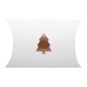 CreaBox Pillow Xmas M blanc  boite en forme de petit coussin 