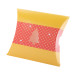 CreaBox Pillow Xmas S blanc  boite en forme de petit coussin 