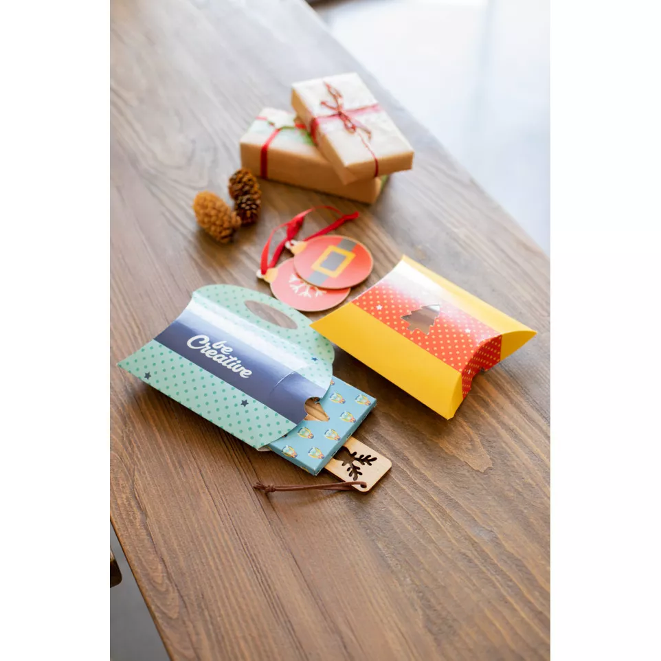 CreaBox Pillow Xmas S blanc  boite en...