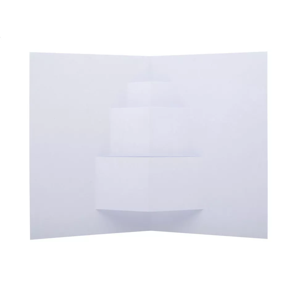 Dimensions blanc  Carte de Noël 3D,...