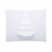 Dimensions wit  3D-kerstkaart, kerstboom 