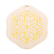 CreaJul Wood gold  custom Christmas tree ornament 
