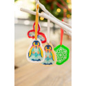 CreaJul Wood goud  Custom made kerstboom versiering 