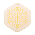 CreaJul Wood silver  custom Christmas tree ornament 