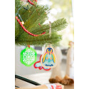 CreaJul Wood zilver  Custom made kerstboom versiering 
