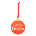 Skaland red  Christmas tree ornament, Merry Christmas 