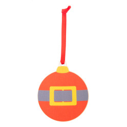 Skaland rouge  Décoration de sapin de Noël, boucle de ceinture du père Noël 