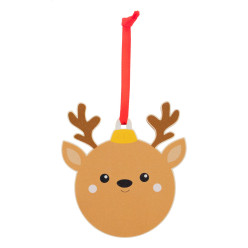 Skaland marron  Décoration de sapin de Noël, renne 