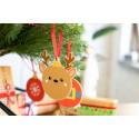 Skaland marron  Décoration de sapin de Noël, renne 