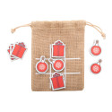 Juxo natuurlijk  Kerst tic-tac-toe; versiering & kadodoos 
