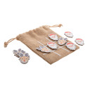 Juxo natural  Christmas tic-tac-toe, Santa Claus & reindeer 