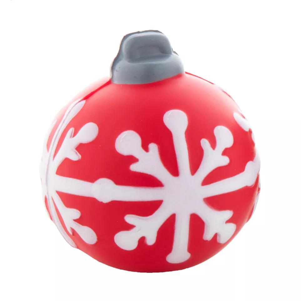 Joulustress rouge  balle anti stress 