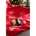 Joulustress rouge  balle anti stress 