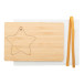 BooCard natural  Christmas card, star 