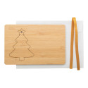 BooCard naturelle  carte de voeux, sapin 