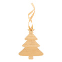 BooCard natural  Christmas card, tree 