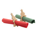 Julmiddag natuurlijk  Servetringen set 