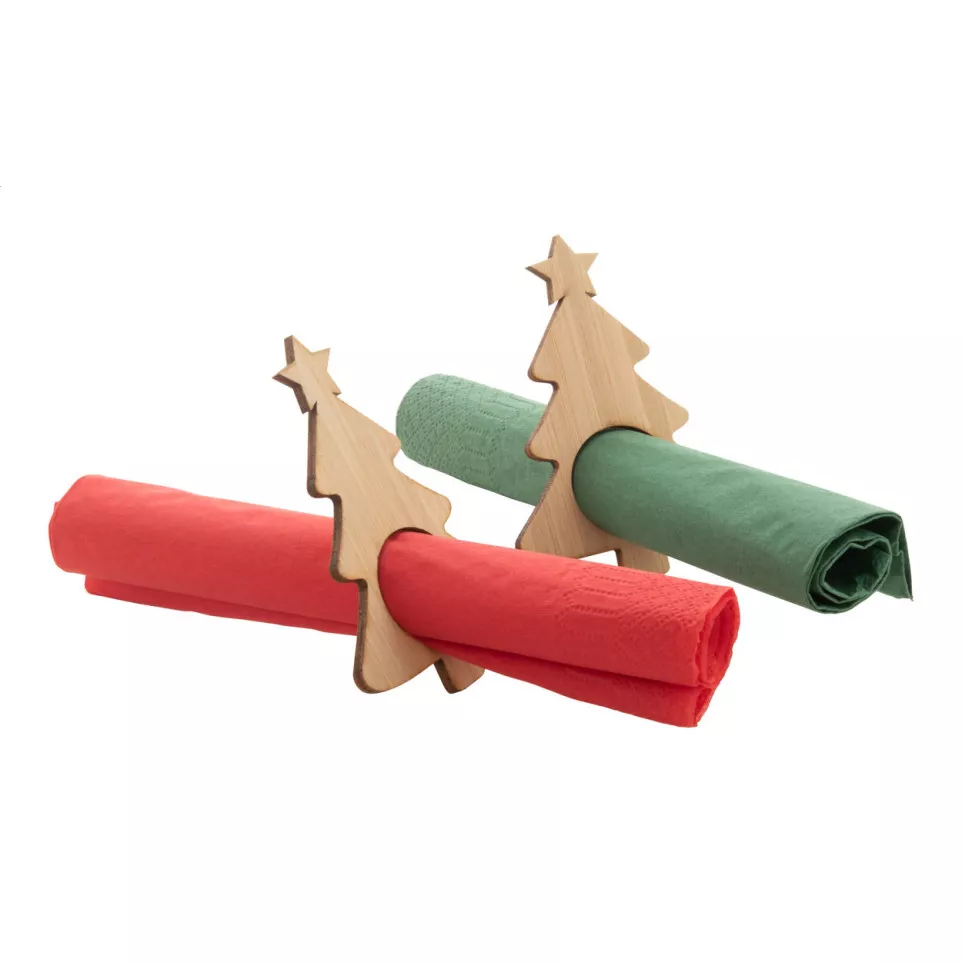 Julmiddag natuurlijk  Servetringen set 