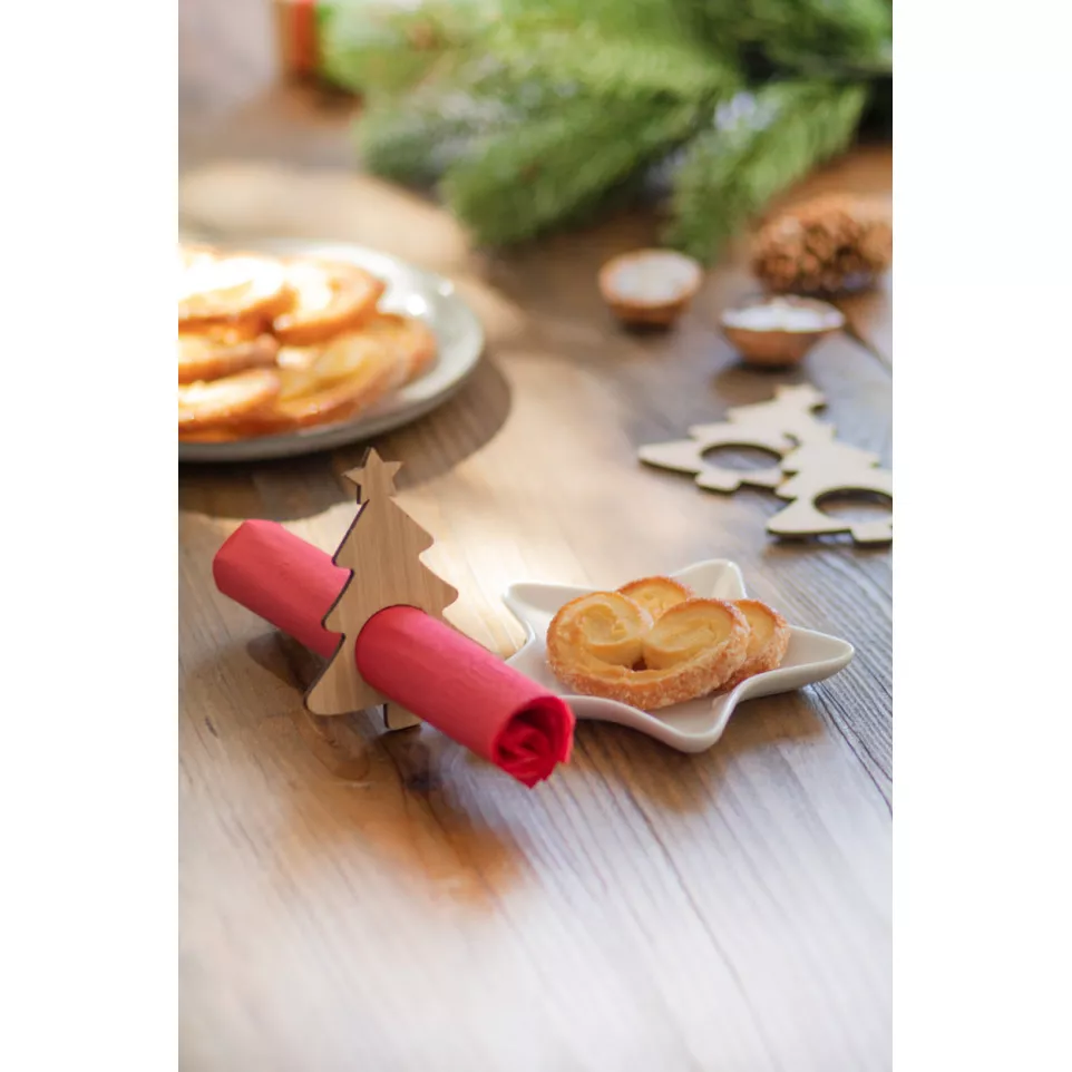 Julmiddag natuurlijk  Servetringen set 
