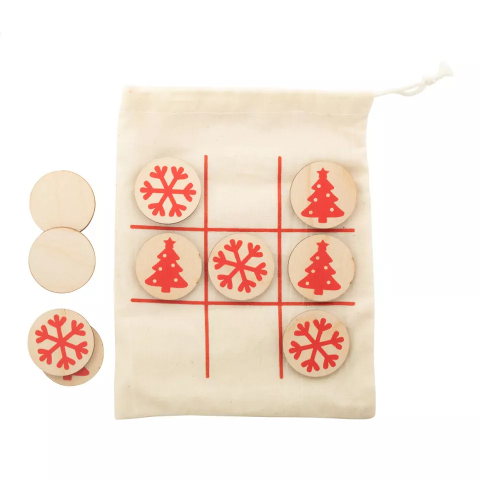 OXO Xmas natural  tic-tac-toe,...