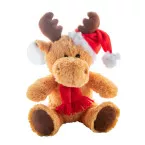 Svalbard brown red plush reindeer 