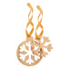 Jerpstad natural  Christmas tree ornament, snowflake 
