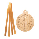 Jerpstad natuurlijk  Kerstboomornament, sneeuwvlok 