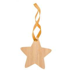 Holonda natural  Christmas tree ornament, star 