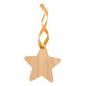 Holonda natural  Christmas tree ornament, star 