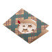 TreeCard Eco natural  Christmas card, ball 