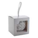 Aspelund argenté blanc Décoration pour sapin de noël 