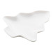 Jokkmokk blanc  Plat de noël, sapin 