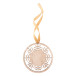 Lundamo natural gold Christmas tree ornament, snowflake 