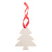 WoXmas natural red Christmas tree ornament, tree 