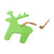 Yamra green  Christmas tree ornament, reindeer 