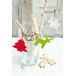 Yamra groen  Kerst decoratie figuur, rendier 