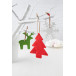Yamra green  Christmas tree ornament, reindeer 