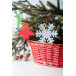 Yamra groen  Kerst decoratie figuur, rendier 