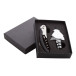 Glögg argenté noir set à vin 