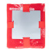 Uppsala rouge blanc Plaid polaire 