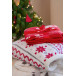Uppsala red white polar blanket 